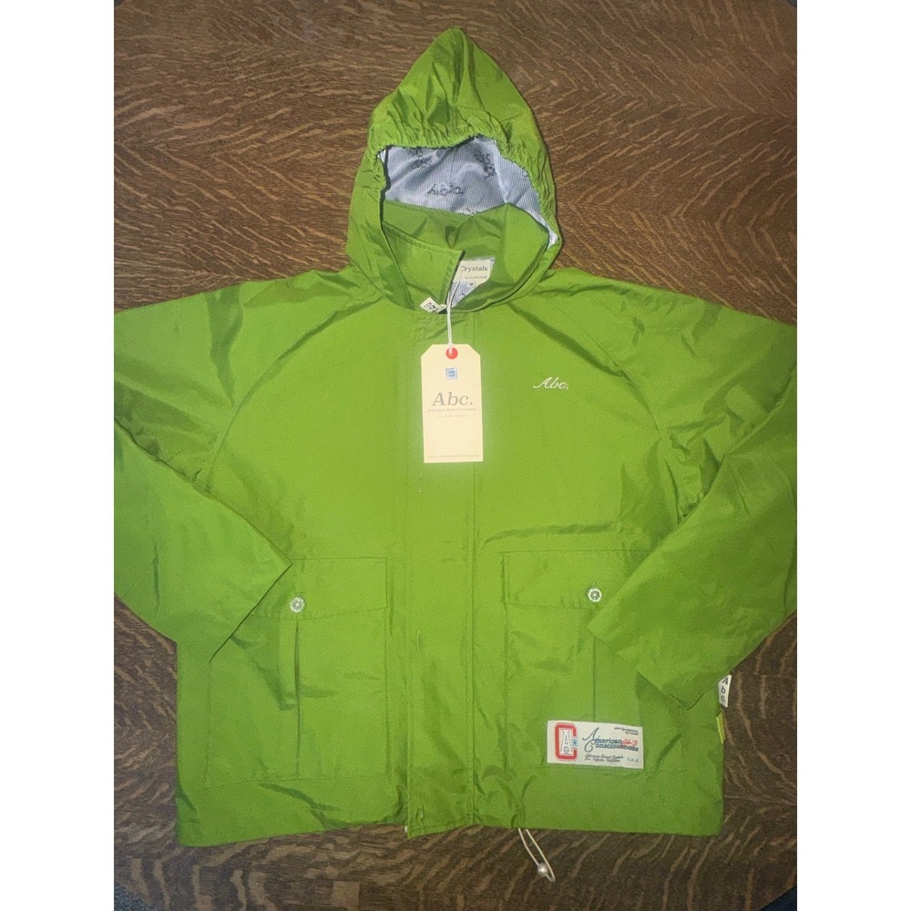 Advisory Board Crystals Abc. Peace Wading Jacket Green NWT Size Medium FW23